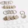 Cabochon Anhänger Set silber