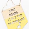 Wandbehang Rawr means i love you in dinosaur